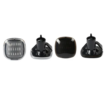 

2Pcs Car Dynamic LED Side Repeater Indicator Light Flowing Side Marker Signal Lamp Light for A3 A4 A8 for Skoda Octavia