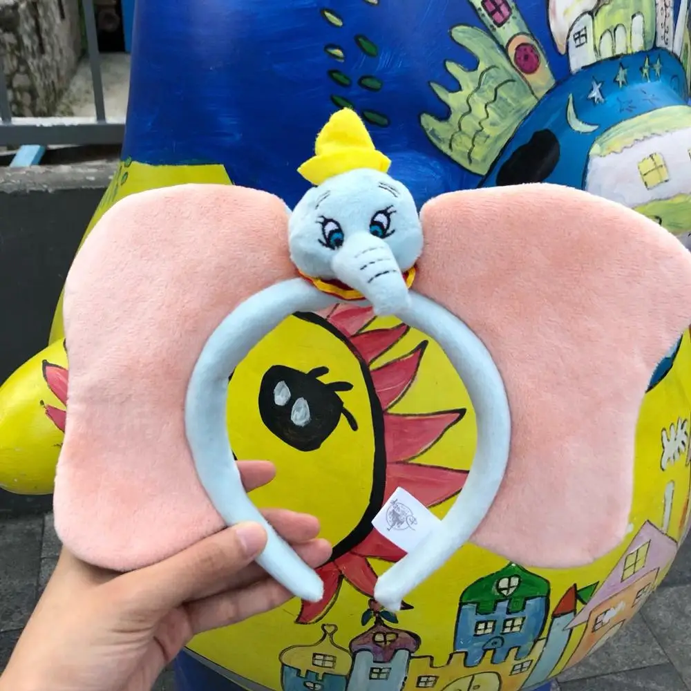 Микки Минни повязка для волос играть в игры Женские вечерние головные уборы уши Блестки для волос-ленты принцесса наголовный обруч плюшевый подарок игрушка для ребенка - Цвет: Белый