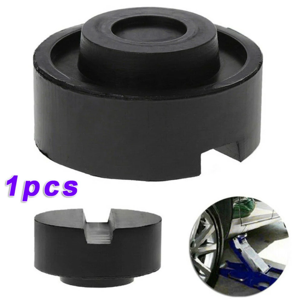 

Black Car Slotted Frame Rail Floor Jack Adapter Lift Rubber Pad Stand Holder Universal Suit For Most Japanese And Domestic Cars