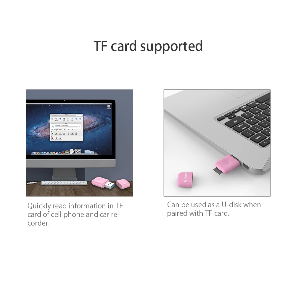 Кардридер ORICO Micro SD мини кардридер TF мобильный телефон планшетный ПК USB 3 0 5 Гбит/с