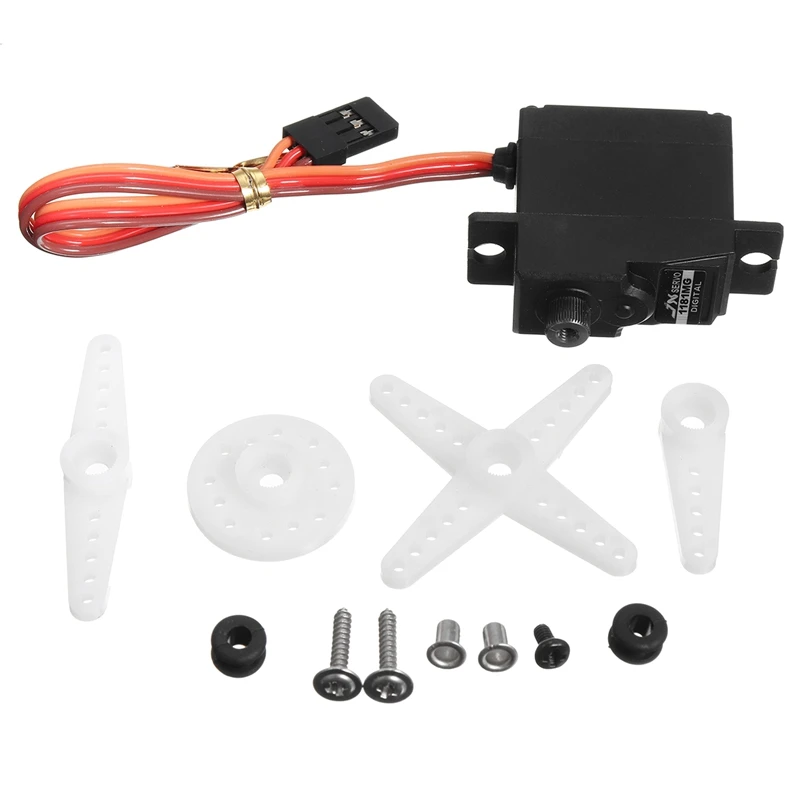 

Upgrade Digital Servo Metal Steering Gear Pdi-1181Mg 17G 3.5Kg for Wpl Rc Car B1/16/24 C14/24 Helicopter Boat Airplane