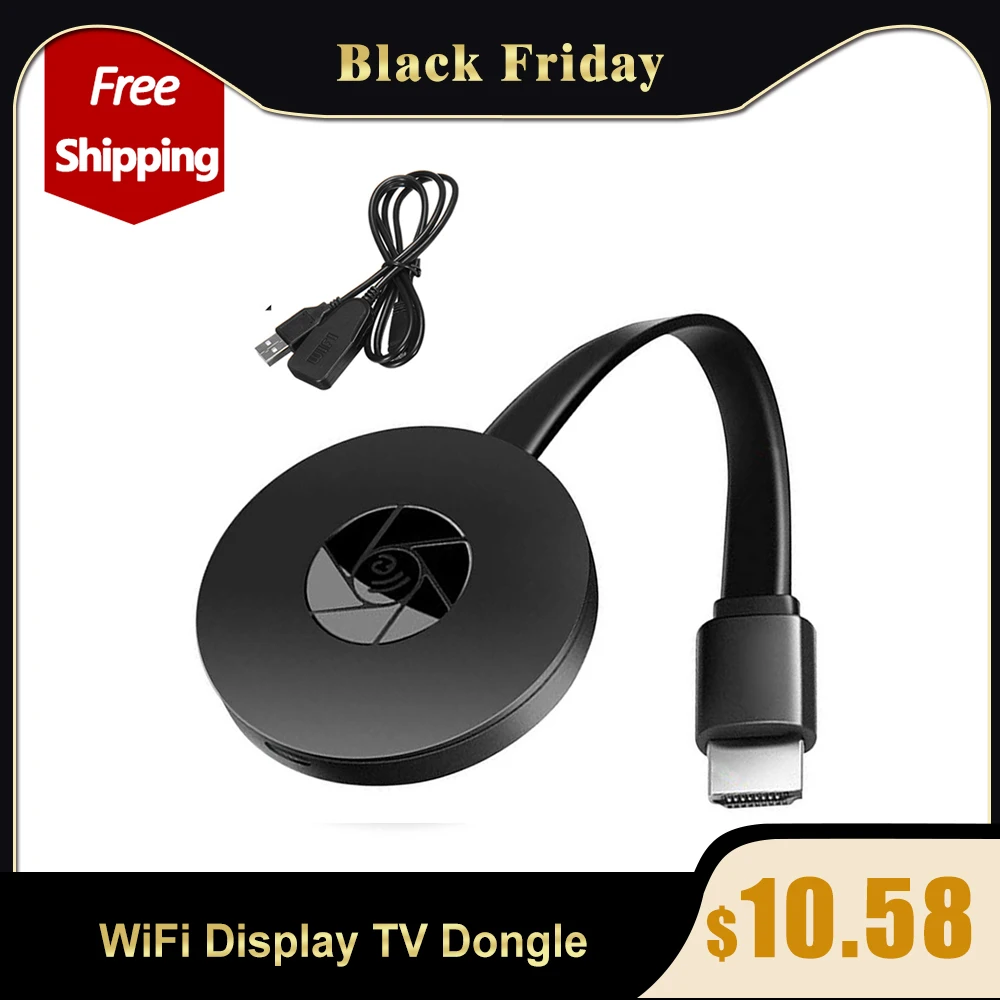 HD TV Stick беспроводной WiFi Дисплей Dongle приемник Miracast Airplay для YouTube Chromecast Media Streamer Adapter