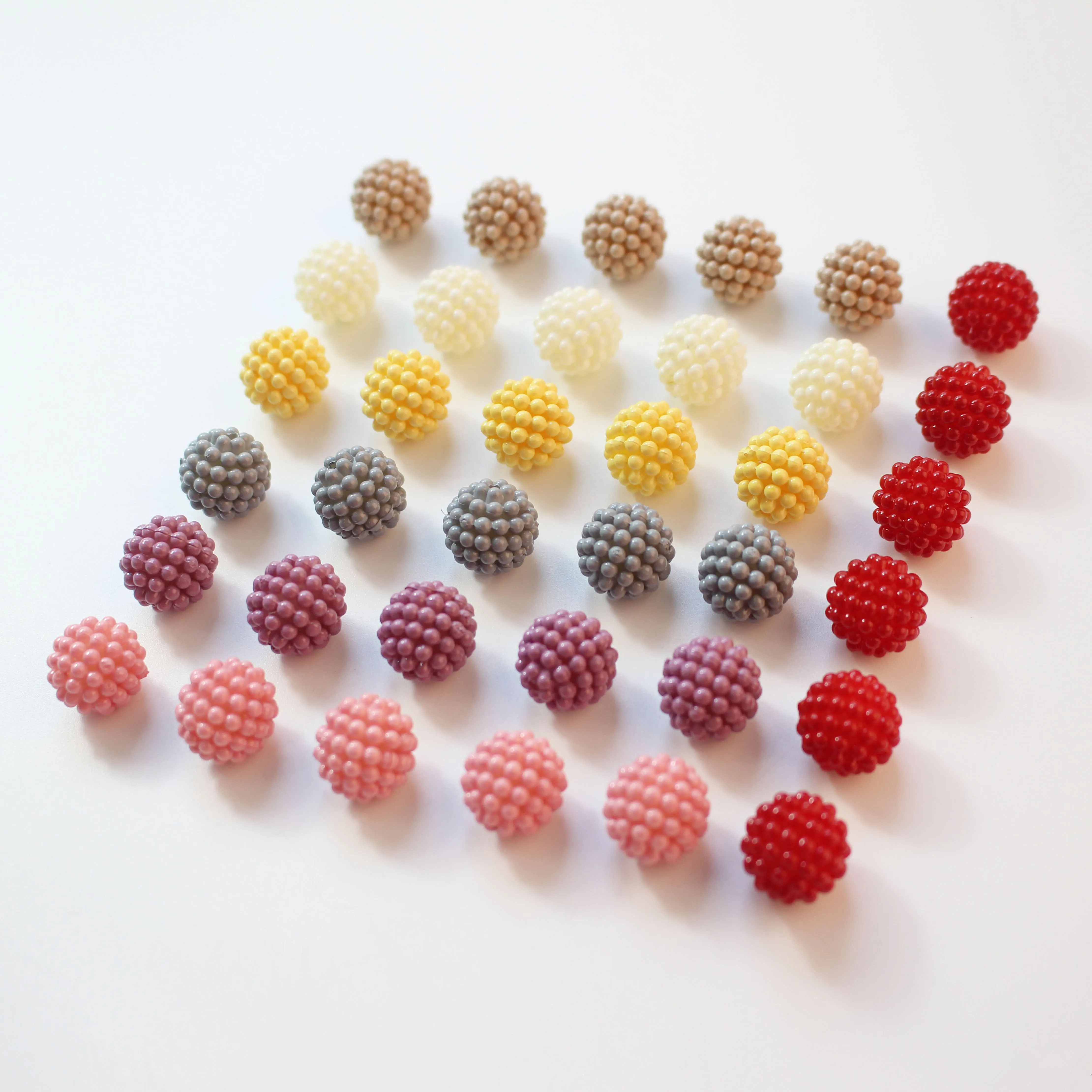 

New arrived 50pcs/lot 15mm color printing geometry rounds shape resin straight hole beads diy jewelry earring/bracelet accessory