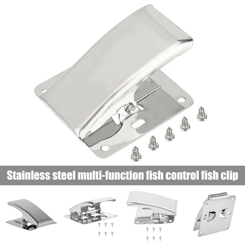 

Fish Cleaning Board Tools Fillet Clamp Screws Deep-Jaw Fish Tail Clip Board for Scaling Table Bait FDX99