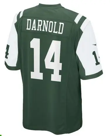 Мужская футболка Saquon Barkley 26 Sam Darnold 14 Baker Mayfield 6 Adam Thielen 19 Jimmy Garoppolo 10 Kirk Cousins 8 - Цвет: For men