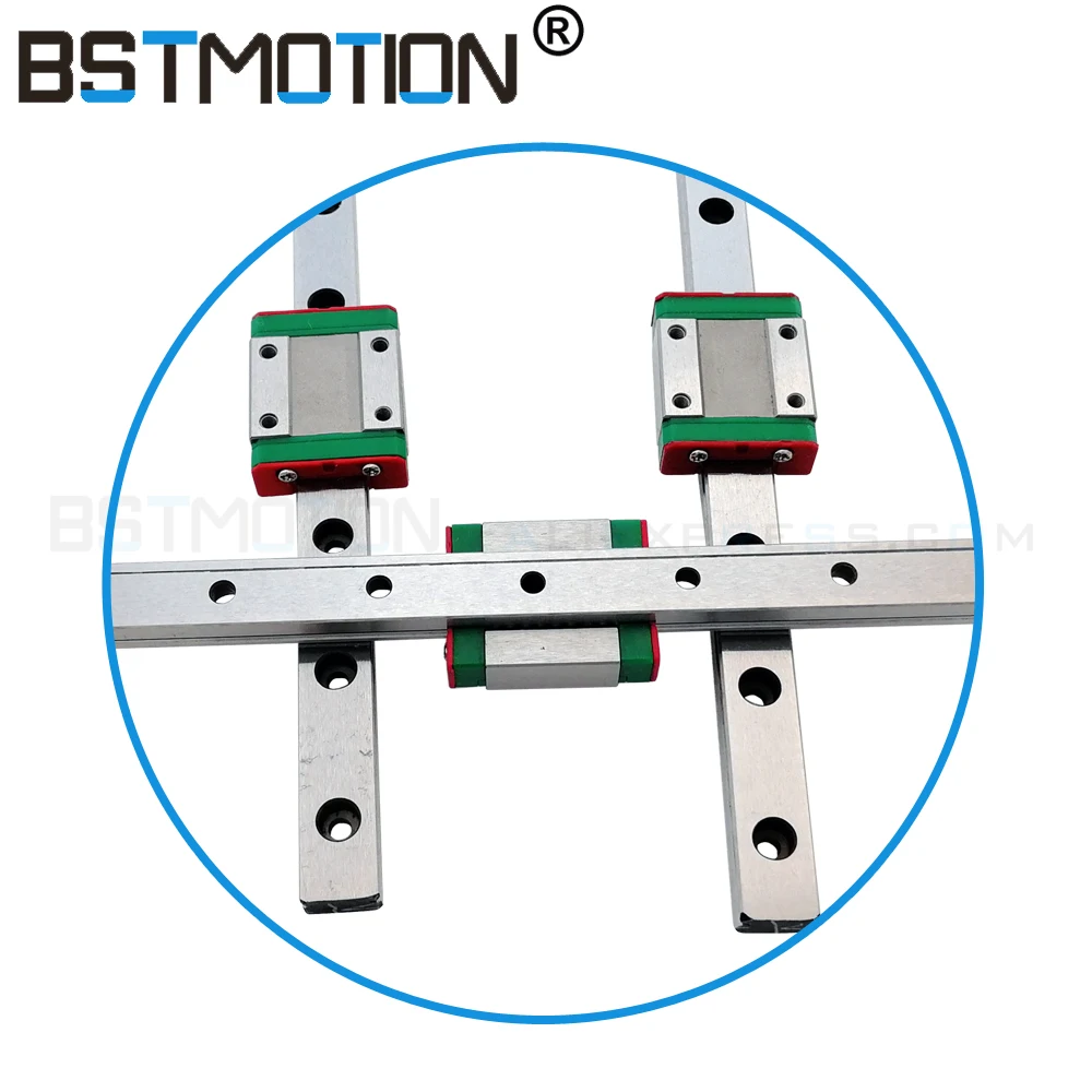 Kossel MGN12 3 шт. 12 мм малогабаритная линейная направляющая MGN12 L 600 мм рельс с 3 шт. MGN12H Карета для X Y Z оси 3d принтера запчасти
