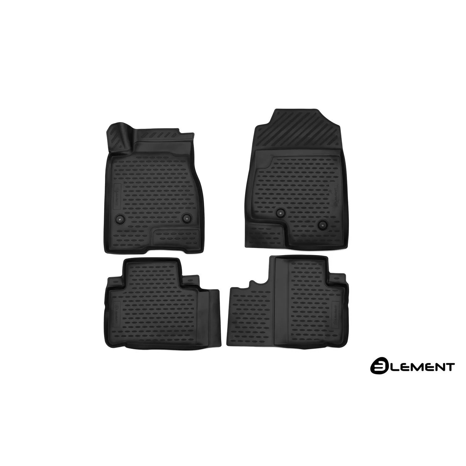Коврики 3D в салон для HAVAL H6, 09/->, FWD, 4 шт. ELEMENT3D9922210k