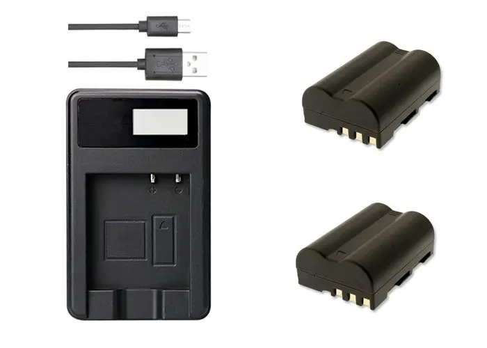 EN-EL3e, ENEL3e EL3e аккумулятор камеры и USB зарядное устройство для Nikon D90, D80, D300, D300s, D700, D200, D70, D50, D70s, D100 камеры s - Цвет: Цвет: желтый