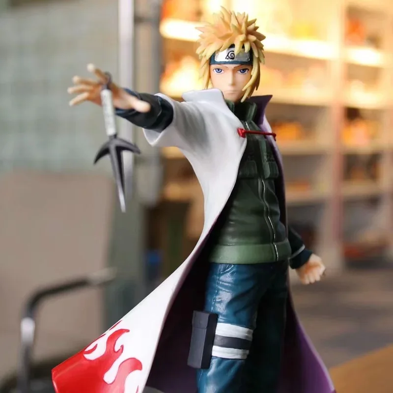 The Fire Nation Hokage Action Figure Naruto Namikaze Minato Anime Model Cartoon PVC Doll Japanese Figurine for Collection