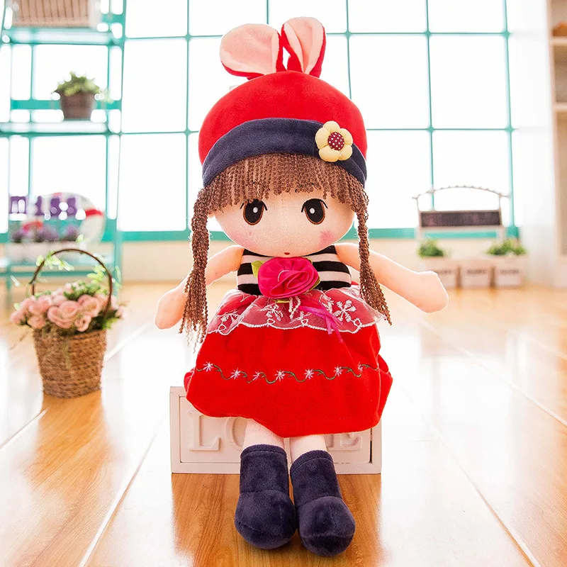 40cm Sweet Girls Dolls Fantasy Stuffed Kids Toys Plush Wedding Rag Doll Cute Princess Dolls Valentine Birthday Christmas Gift