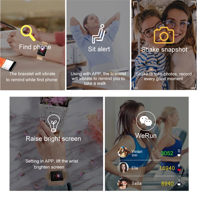 Лидер продаж CK26 модные часы Smart Watch Для женщин мониторинг сна Спортивный Браслет активности физиологических для напоминания IP67 Водонепроницаемый S30