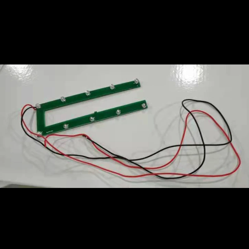 Shower screen accessories motor and LED shower screen accessories