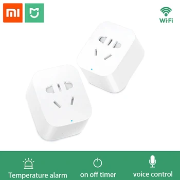 

Mijia Smart Plug Socket Enhanced Dual USB Fast Charger Basic Socket No USB Wireless WiFi Mi Home APP Control H25
