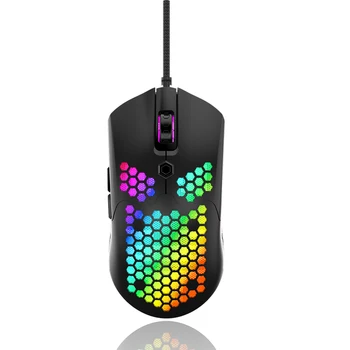 

M5 Wasp Lightweight Wired Hollow Hole Mouse E-sports Game Mouse Ergonomic Optical Mouse Eating Chicken Computer Gaming Mouse