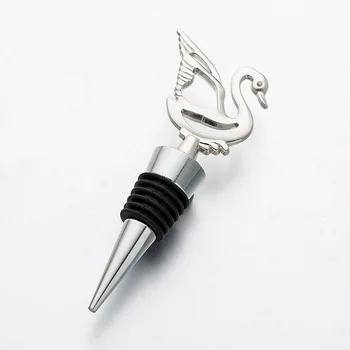 

30pcs Wine Stopper Cork Simulated Animal Bottle Plug Beverage Stoppers For Bar Party Restaurant Swan Design Buttle Stopper NO333