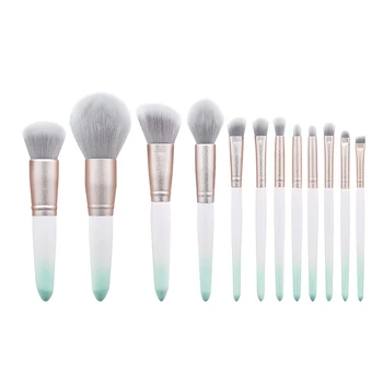 

12Pcs Makeup Brushes Set Powder Foundation Eyeshadow Lip Contour Concealer Smudge Brush Tool
