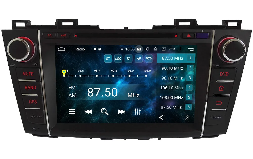 Klyde ips 4G wifi Android 9,0 Восьмиядерный 4 Гб ОЗУ 64 Гб ПЗУ BT DSP автомобильный DVD мультимедийный плеер радио для Mazda 5 Premacy 2009-2013