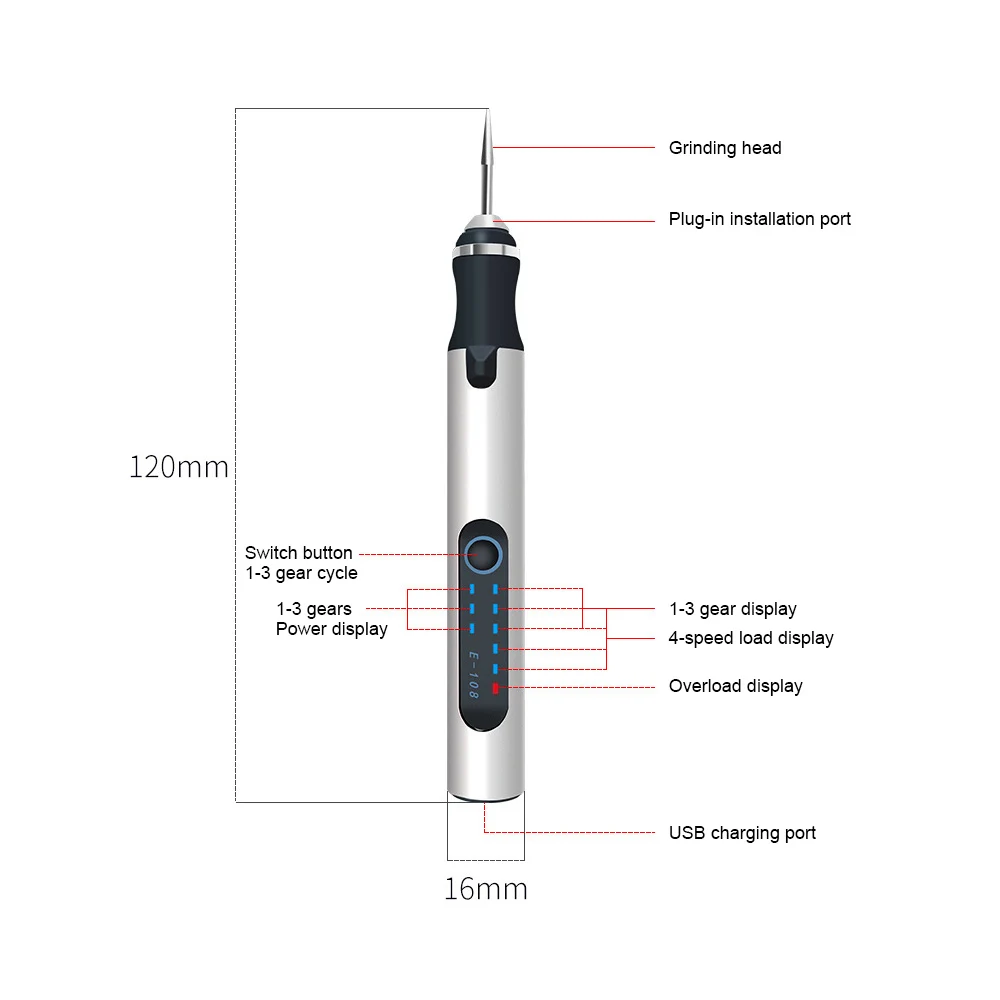 router bits for wood Electric Engraving Pen Kit Mini Cordless Engraver Rechargeable Etching Carve Tool for DIY Jewelry Metal Glass Stone Wood wood pellet press