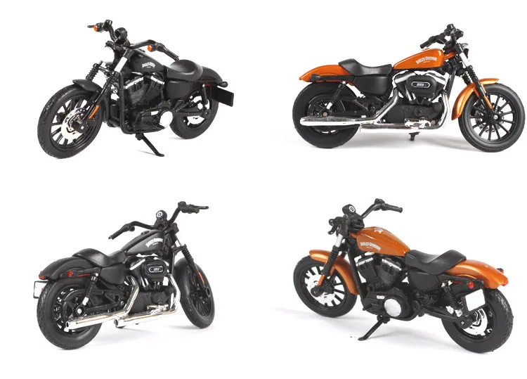 Maisto 1:18 Harley Davidson спортивный Железный 883 мотоцикл металлическая модель игрушки для детей подарок на день рождения Коллекция игрушек