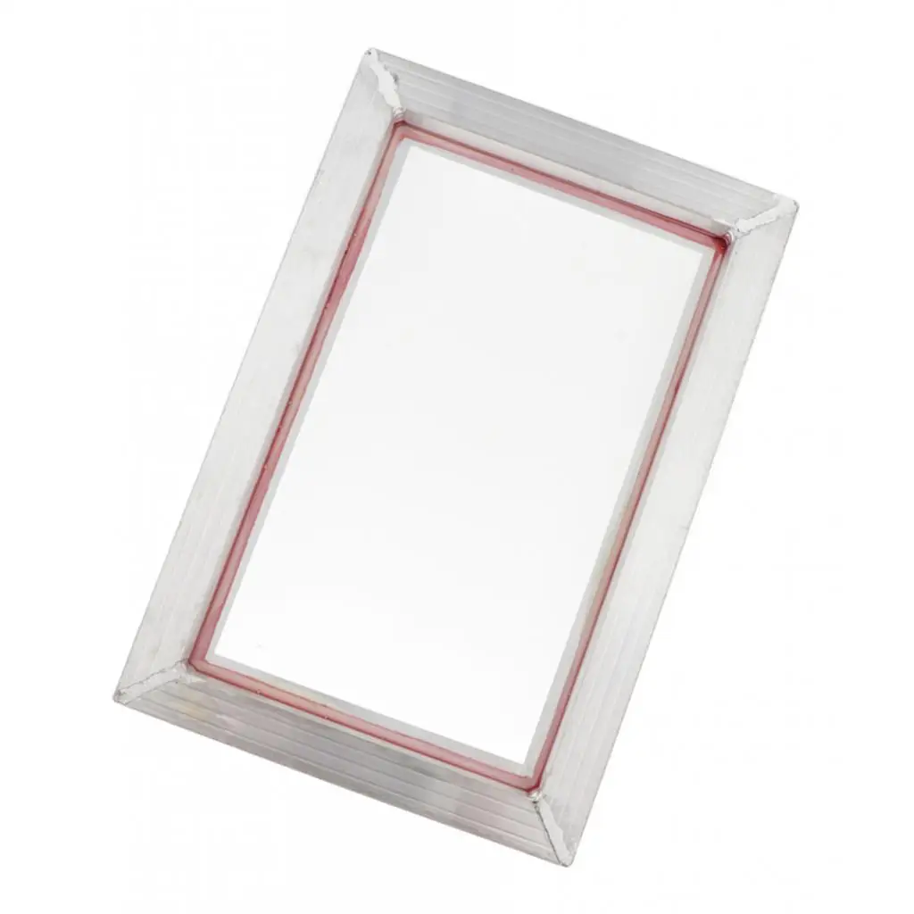 Pre-Stretched Aluminum Silk Screen Printing Frame with 43 tpi White Mesh