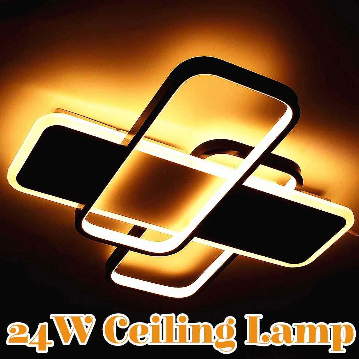 

110/220V 24W High Bright LED Ceiling Pedent Light Chandelier Bedroom Living Room Ceiling Lamp Light Adjustable Remote Controller