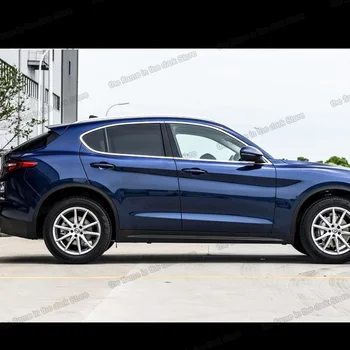 

lsrtw2017 aluminum alloy car window trims for Alfa Romeo Stelvio 2017 2018