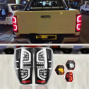 

For Ford RANGER 2012-2016 PX T6 MKX XL XLT Transparent OZ taillights retrofit taillights LED taillights retrofit Rear brakes