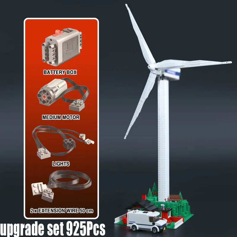 

Motorized 37004 Vestas Windmill Turbine Set Compatible With 10268 Kids Building Blocks Bricks Kids Toys Model Gifts