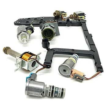 

7PCS Car Transmission Master Solenoid Kit 4L60E 4L65E Shift 3-2 Harness Transmission Solenoid for GM Chevrolet 2003-2005