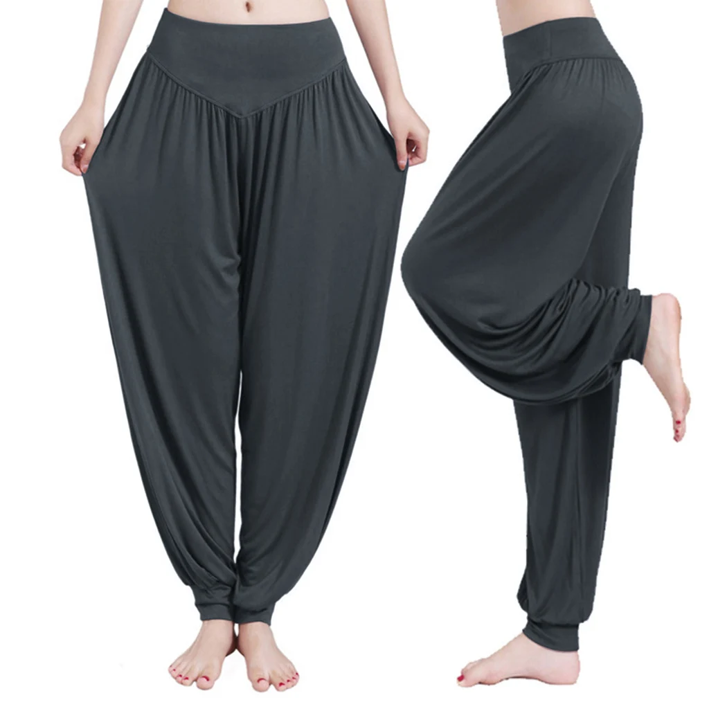 Indian AliBaba Harem Men Trouser Baggy Gypsy Plus size Hippie Pants Black Solid