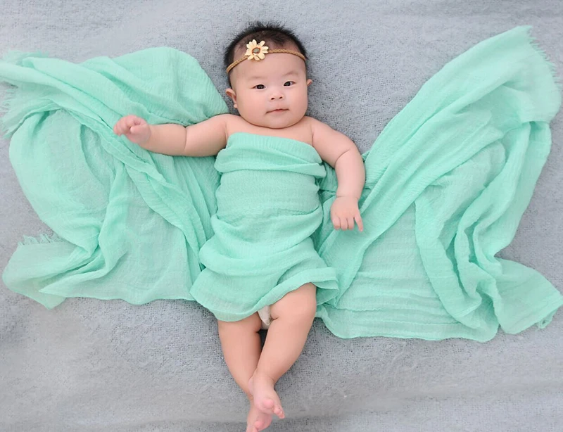 

Newborn Photography Props Infant Wrap Scarf Baby Photo Blanket Posing Swaddle NEW 90*185cm