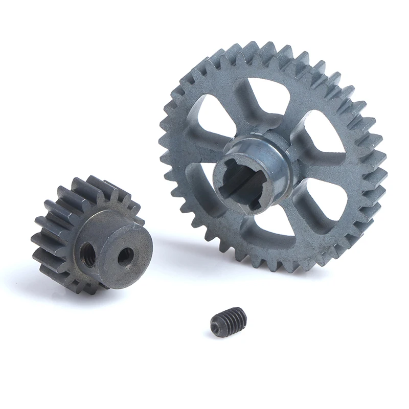 

New Upgrade Part Metal Reduction Gear + Motor Gear Spare Parts for Wltoys A949 A959 A969 A979 RC Car Remote Control Toy Parts