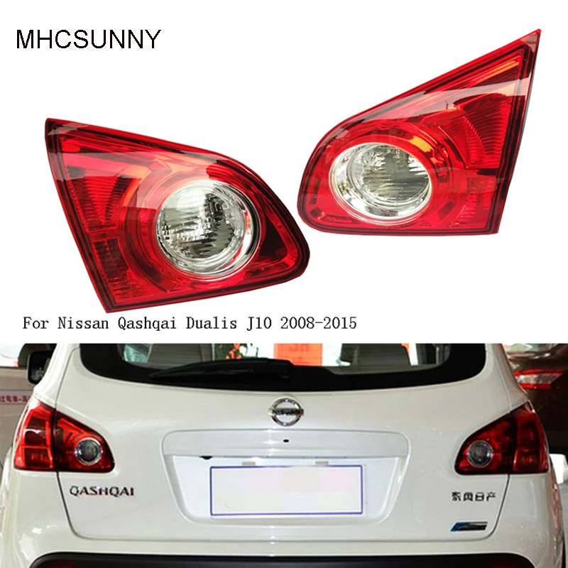 1 шт. ВНУТРЕННИЙ Задний светильник для Nissan Qashqai Dualis J10 2008 2009- задний фонарь тормозной светильник задний фонарь