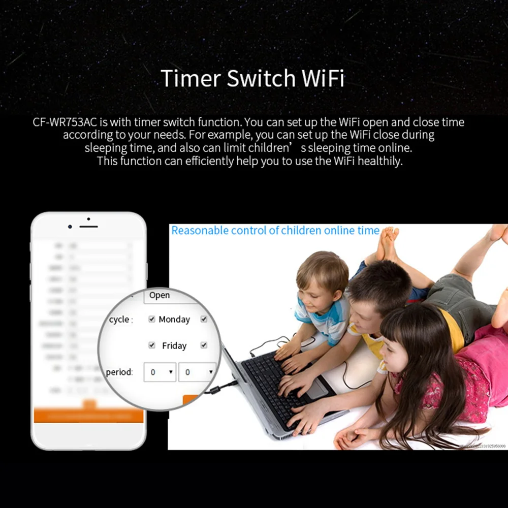 COMFAST WiFi расширитель диапазона 1200 Мбит/с 360 градусов полный охват внешняя антенна сигнала антенна беспроводной WiFi ретранслятор