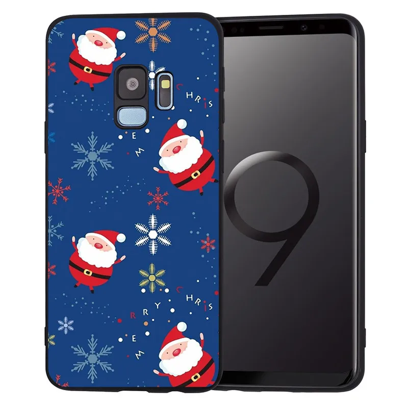 Счастливого Рождества для Samsung Galaxy S6 S7 край S8 S9 S10 Plus Note 8, 9, 10, A30 A40 A50 A60 A70 M10 M20 чехол для телефона etui