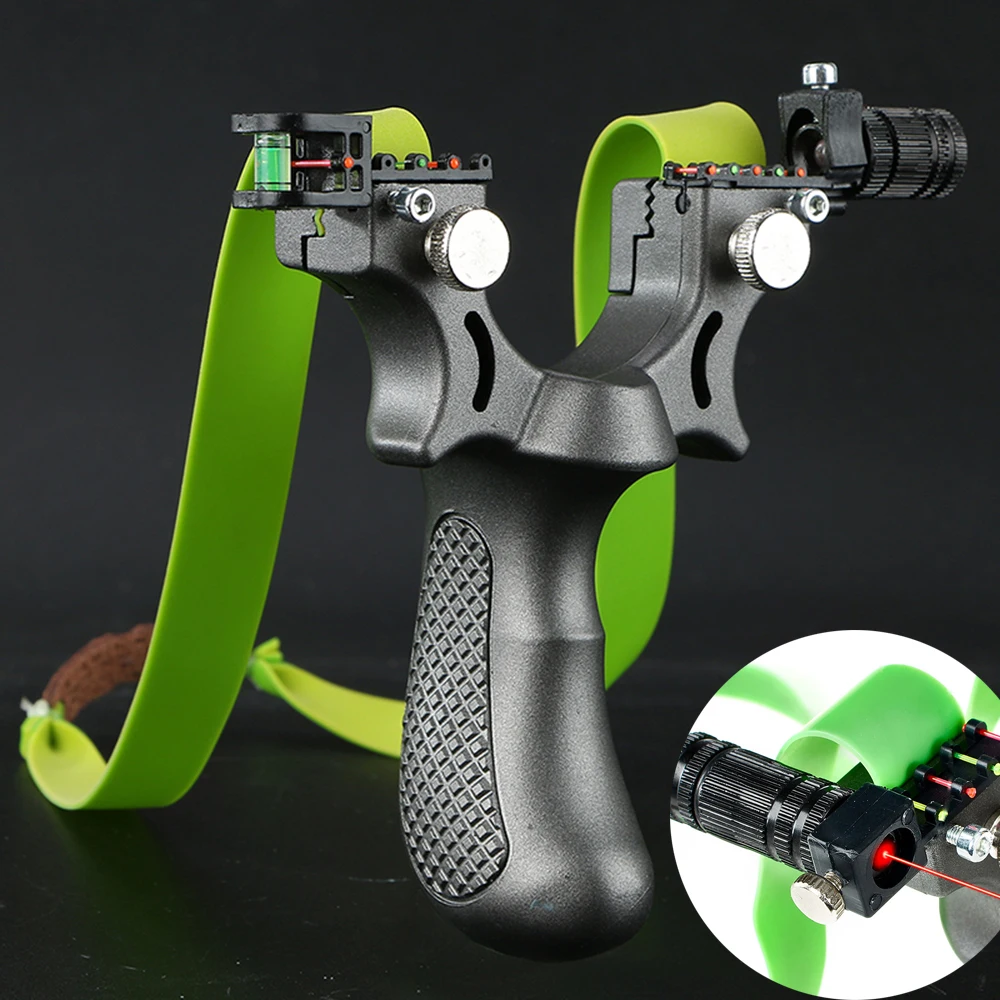 

Powerful Rubber Band Slingshot Hunting With 100 Balls Slingshot(can choose) Professional Fast Bow Outdoor Special For Hunting