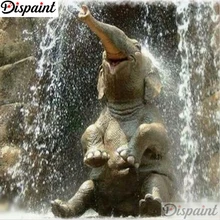 Необычная Алмазная картина "животное слон" вышивка крестиком на заказ фото Алмазная вышивка квадратная круглая дрель домашний декор A27018