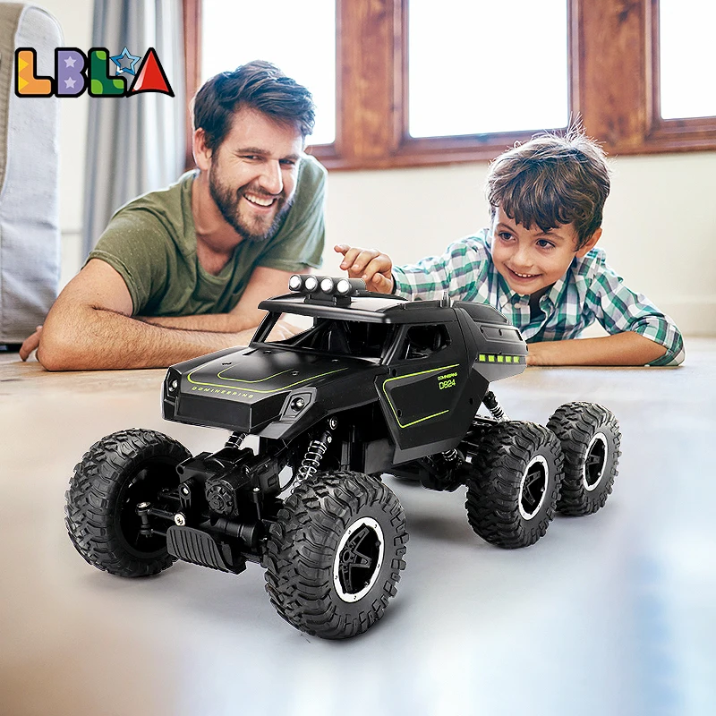 LBLA-coche teledirigido C12 de gran tamaño, trepador de Control remoto de 39CM, 1:12, 6WD, 2,4 Ghz, con luz, vehículos todoterreno, camiones de alta velocidad, juguetes para niños