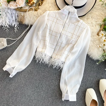 

Spring Autumn Shirt Blouse Women Clothes 2020 Korean Vintage Womens Tops and Blouses Ropa Mujer Shirts Blusa Feminina ZT5571