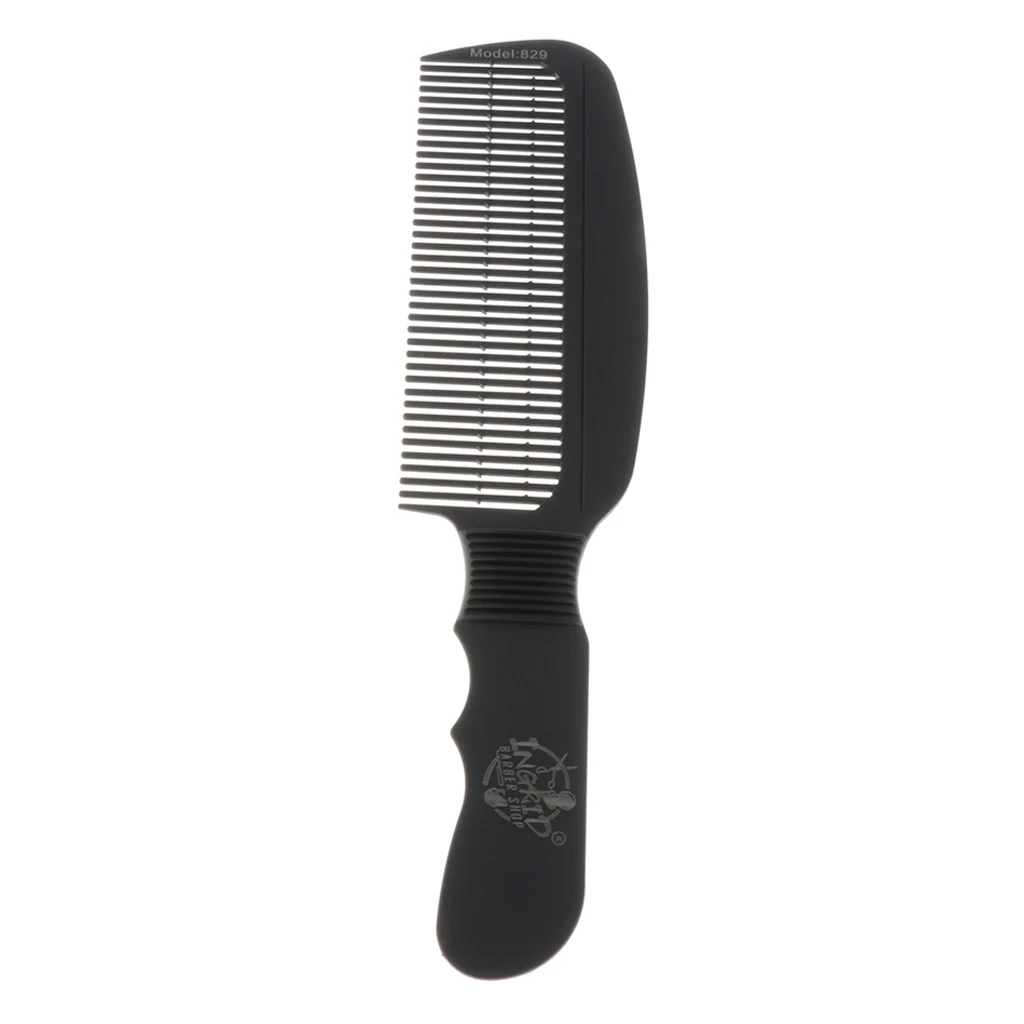 1 Piece Barber Flat Top Clipper Comb For Clipper & Scissor Over Comb Technique, 6 Colors For Choice