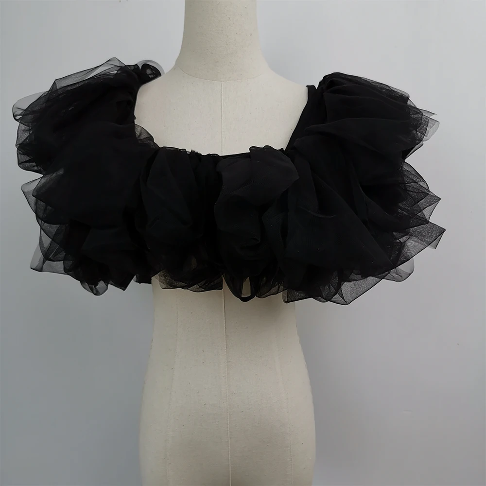 Photo Stretch Tulle Floral Crop Top Maternity Short Blouse Pregnant Cotton Boob Tube for Women Photography Prop Baby Shower Gift