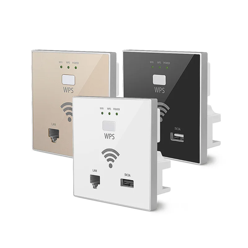 300 Мбит/с в стене AP WiFi точка доступа Беспроводная розетка для отеля Wi-Fi проект