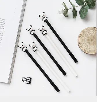 

Wholesale Gel Pen Creative Stationery Cute Panda Neutral Pen Student Gift Prize Stationery Black Ink Writing Supplies GP611
