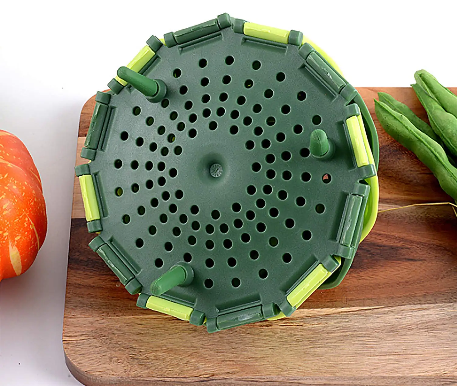 Vegetable Steamer Basket for Cooking Food Veggie Broccoli Meat Steamer Pot  Cooker Expandable Steel Steamer (5.5-9)
