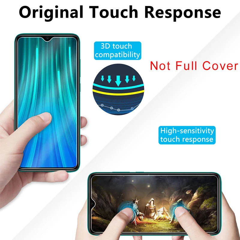 Защитное стекло для Redmi Note 8 Pro закаленное 8A 7 Xiaomi Mi 9 Lite CC9 CC9e A3|Защитные стёкла и