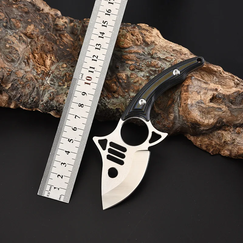 HS Инструменты Охота в походе инструменты для выживания большие акулы маленькие Ножи острый портативный карманный нож - Цвет: White