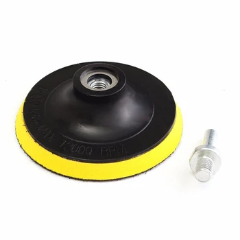 

10Pcs 4\\'\\' 100mm Hook And Loop Sand Paper Sanding Disc Sandpaper Hook Loop 1000 Grit + Backer Pad + Drill Adapter