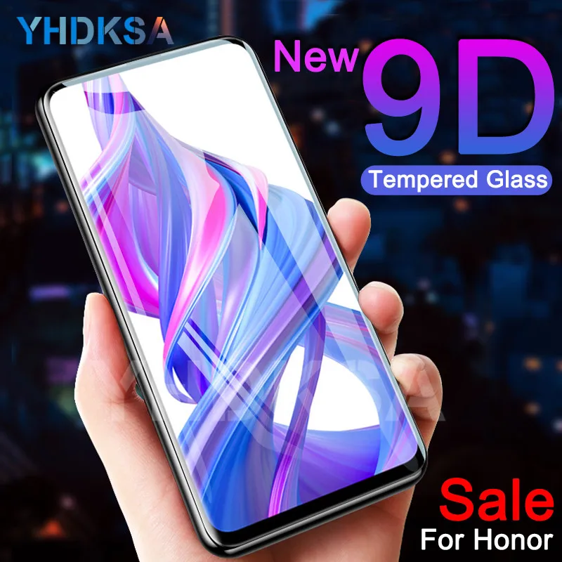 

9D Protective Glass on the For Huawei Honor 9X 8X 9i 10i 20i V20 V10 V9 Play 8C 8A 20 Tempered Screen Protector Glass Film Case