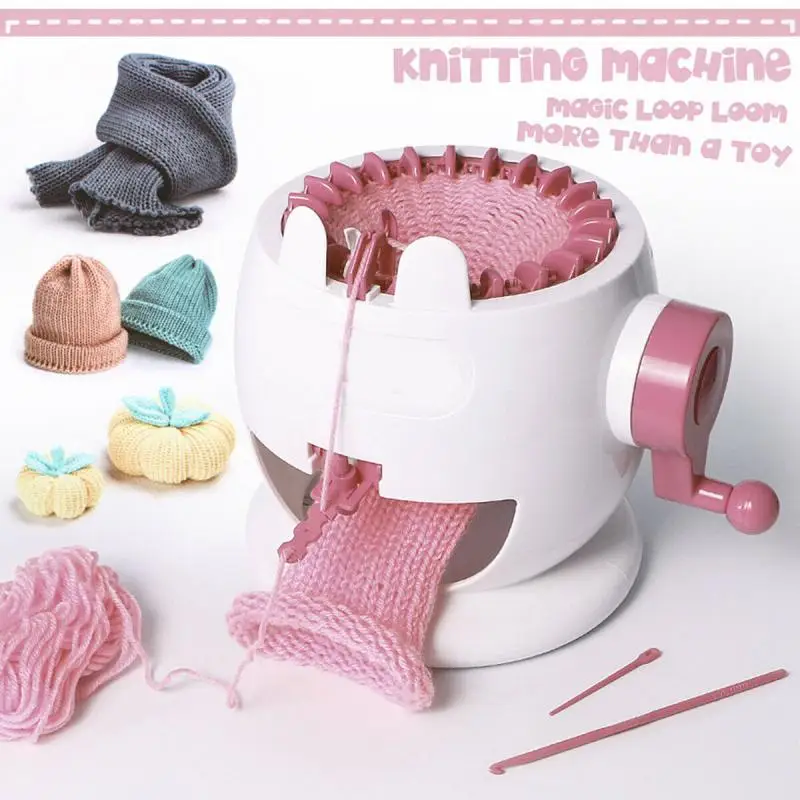 Hand woven Wool Machine Children's Toys Hand Knitting Machine Colorful Weaving Loom Children Educational Toy Knitting Tools
Hand woven Wool Machine Children's Toys Hand Knitting Machine Colorful Weaving Loom Children Educational Toy Knitting Tools