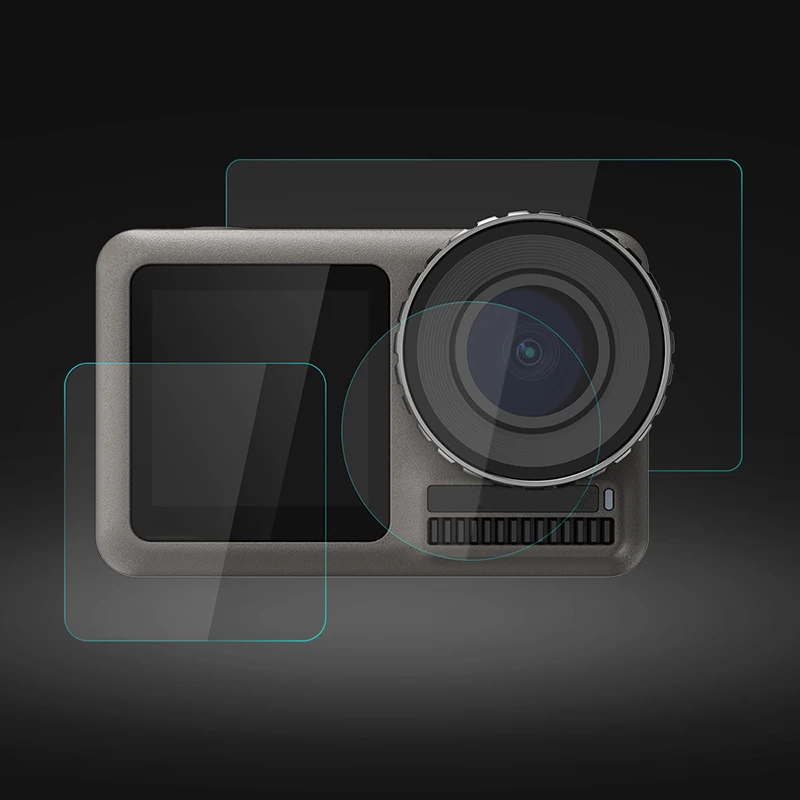 

Durable HD Anti-Shock Scratch-resistant Tempered Glass For DJI OSMO Action Camera Lens Screen Film Protector